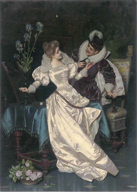 Courting Couple by Pio Ricci